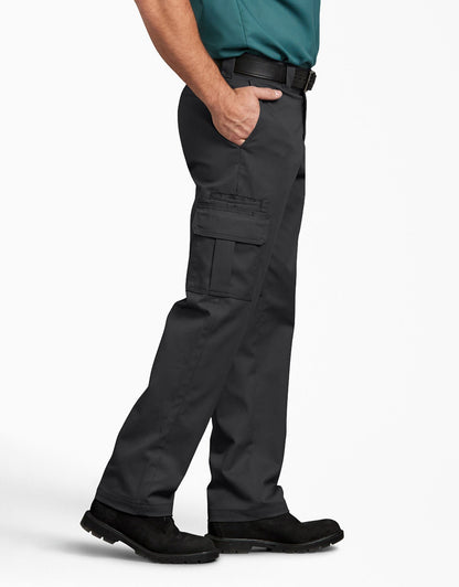 Dickies Flex Regular Fit Straight Leg Cargo Pants Black
