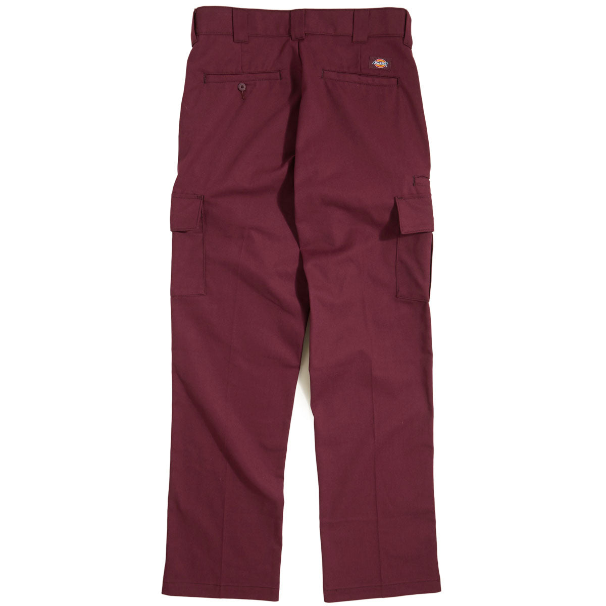 Dickies Regular Fit Contrast Twill Cargo Pants Wine With Dark Contrast Stitch