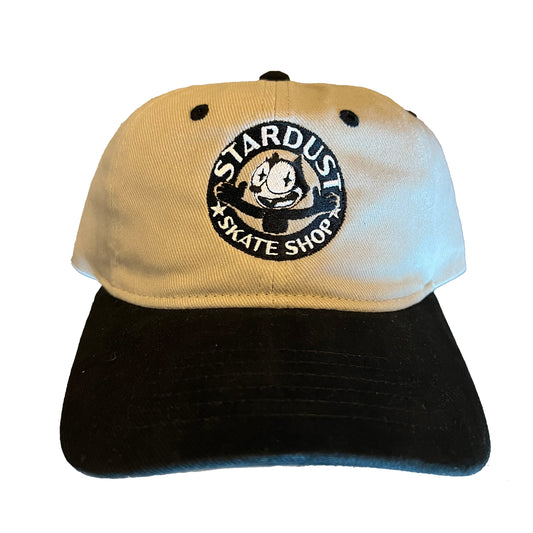 Stardust Skate Shop Felix Dad Hat 002 Khaki / Black / White