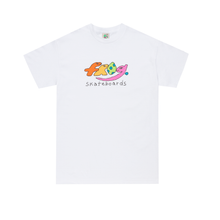 Load image into Gallery viewer, Frog Dino Logo Tee White
