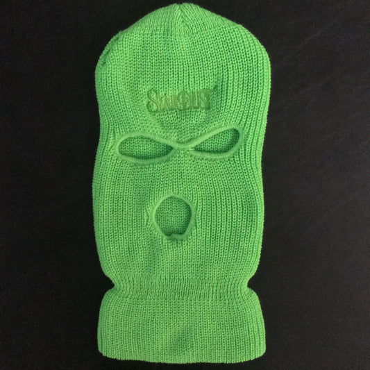 Stardust Skate Shop Wanderlust Ski Mask 001 Neon Green / Neon Green 