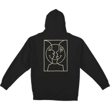 Load image into Gallery viewer, Krooked Moonsmile Raw Hoody Black / Cream
