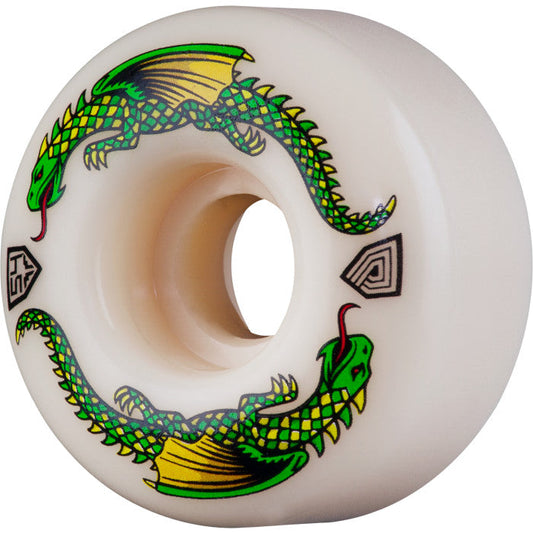 Powell Peralta Dragon Formula Green Dragon Set Of 4 Skateboard Wheels 54mm x 34mm 93a