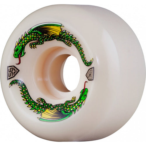 Powell Peralta Dragon Formula Green Dragon Set Of 4 Skateboard Wheels 56mm x 36mm 93a