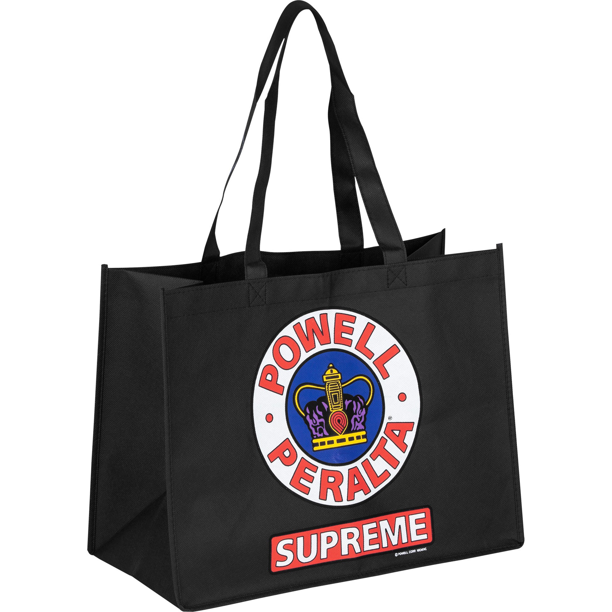 Powell Peralta Supreme Shopping Bag 12" x 16" Black