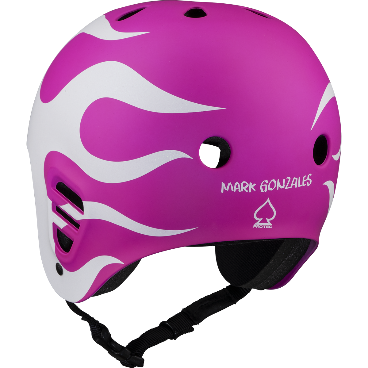 Protec Full Cut Gonz 3 Skate Helmet Mark Gonzales Flames