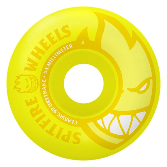 Spitfire Bighead Neon Yellow 54mm 99d Set Of 4 Skateboard Wheels