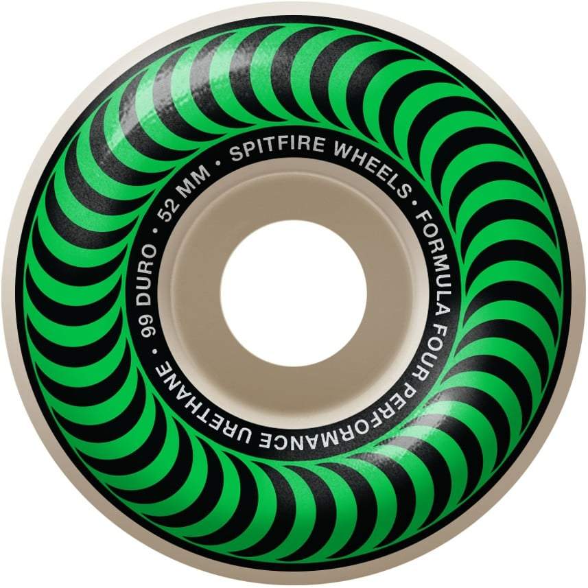 Spitfire Formula Four Classic 52MM 99D Set Of 4 Skateboard Wheels