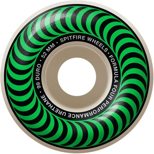Spitfire Formula Four Classic 52MM 99D Set Of 4 Skateboard Wheels