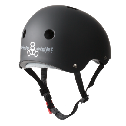 Triple 8 Certified Sweatsaver Helmet Black Rubber