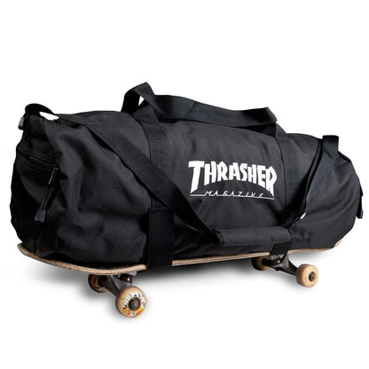 Thrasher Skatebag Duffel Bag With Board Straps Black