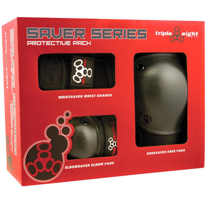 Triple 8 Saver Series Pad Set Black